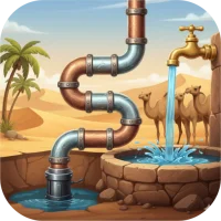 Desert Pipes: Plumber Puzzle